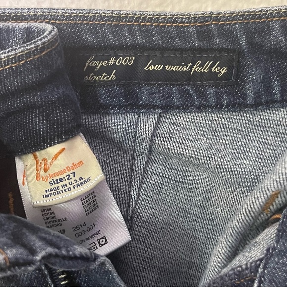 Citizens of Humanity Faye Stretch Low Waist Full Leg Flared Jeans - Sz 27 - Picture 3 of 8